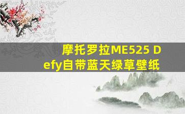 摩托罗拉ME525 Defy自带蓝天绿草壁纸